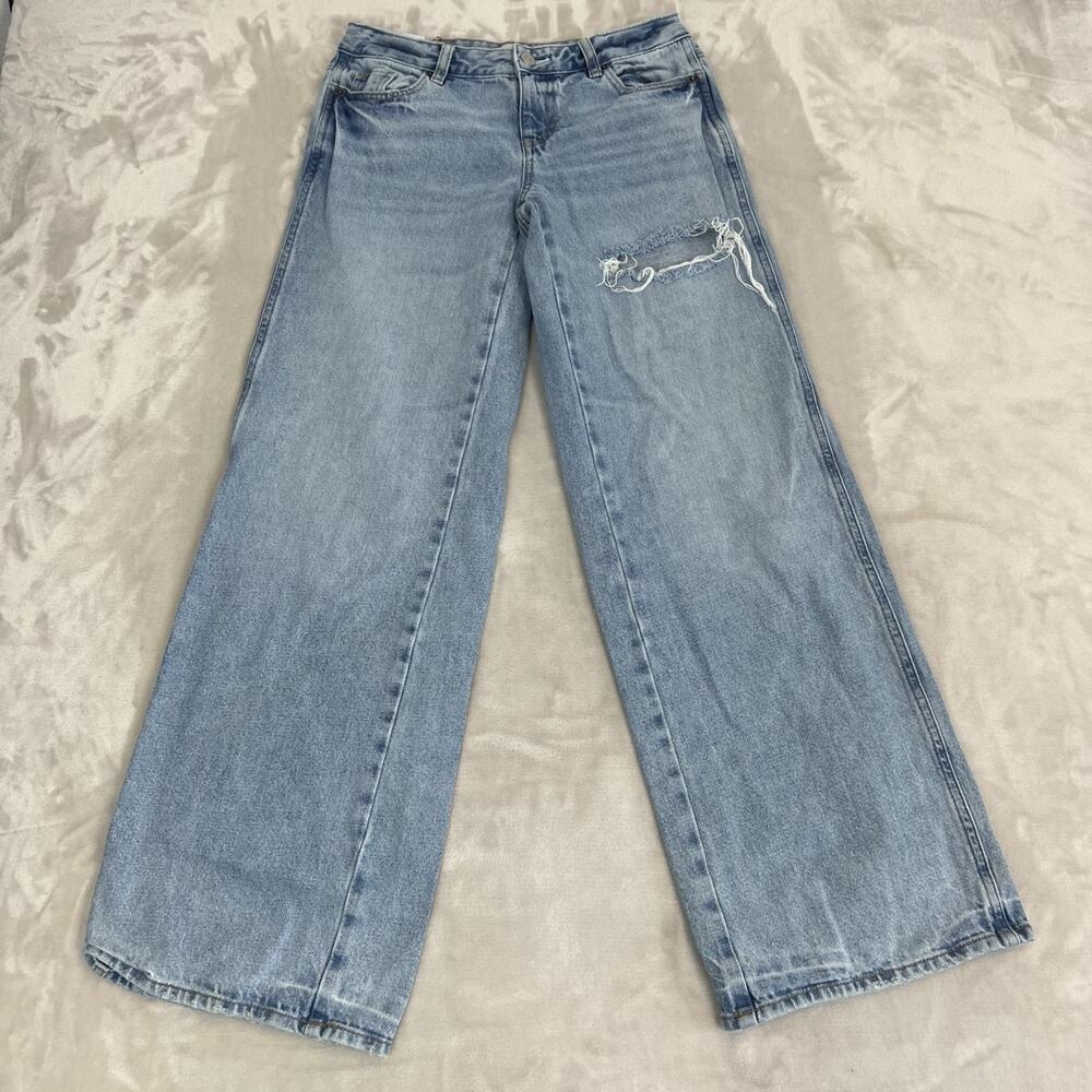PacSun Light Blue Wide Leg Flare Jeans
